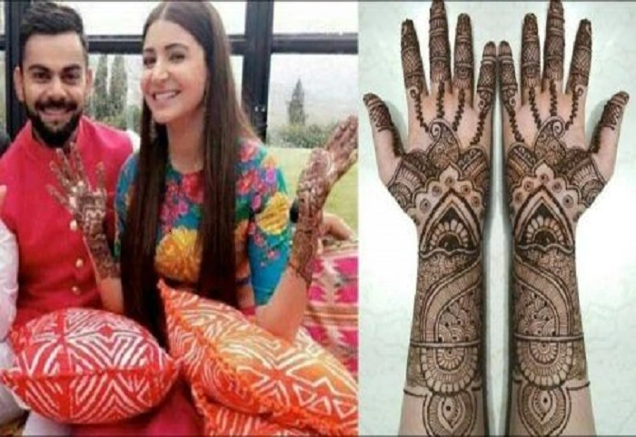 Anushka Sharma full hand mehndi design