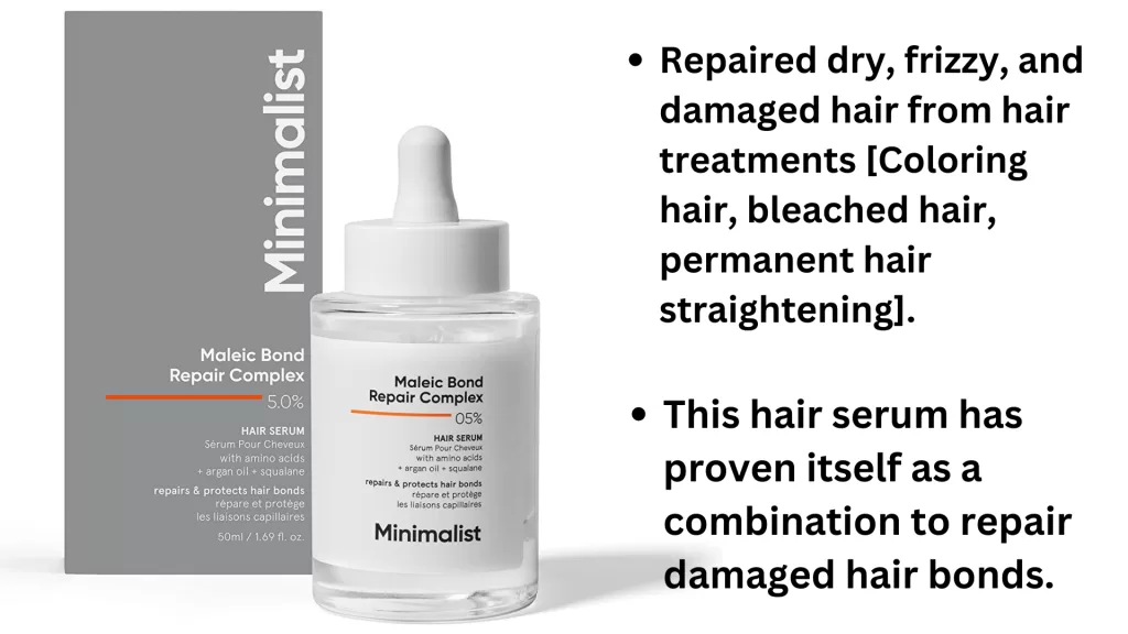 What is Minimalist maleic bond repair complex 05% hair serum?